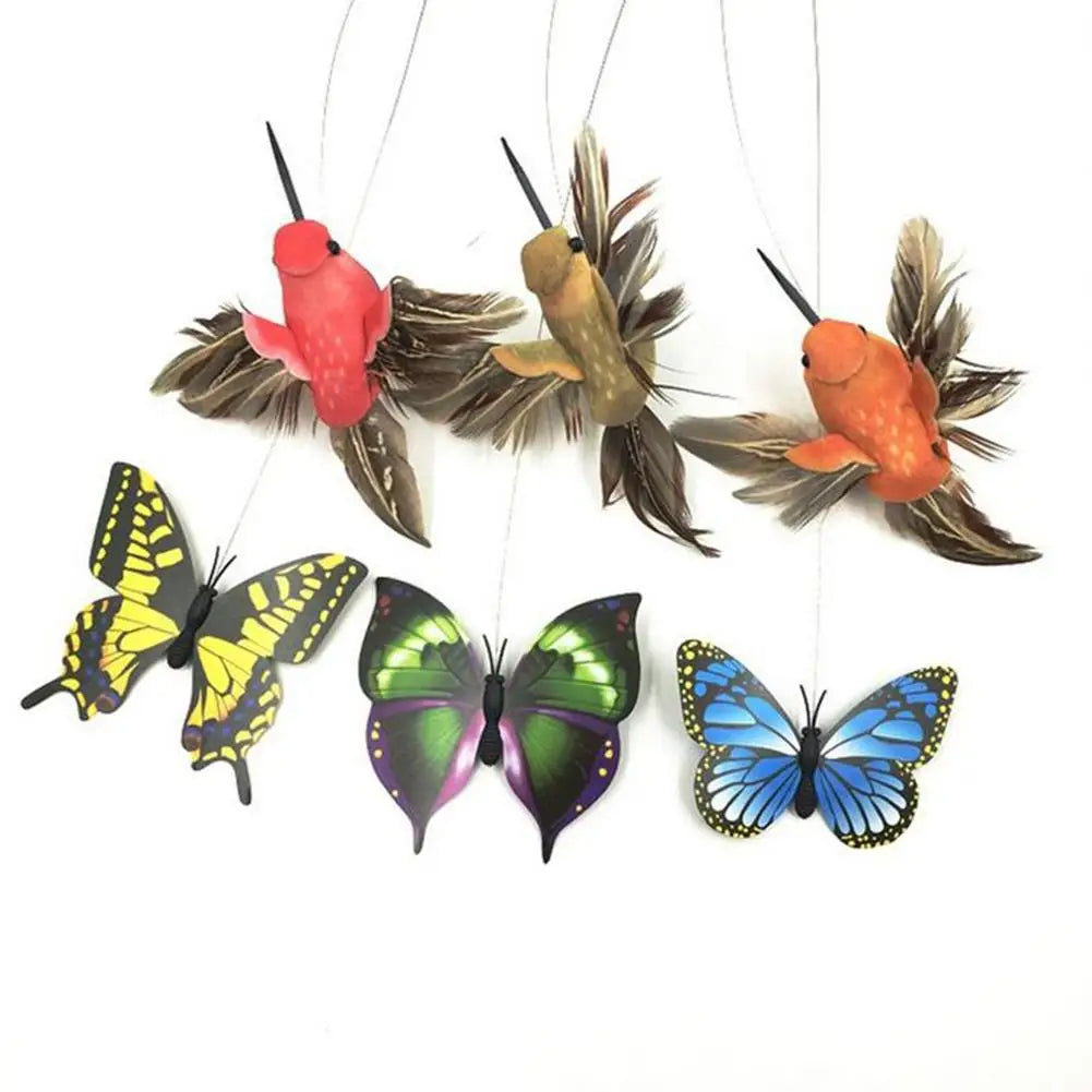 Interactive Cat Toy Automatic Rotating Flying Butterfly